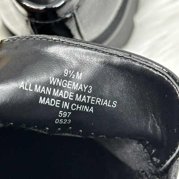 Nine West‎ Women’s Black Garren Link Accent Lug Sole Casual Loafers US 9.5 - Picture 13 of 16